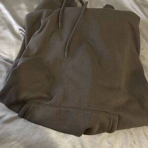 brown h n m hoodie basic
